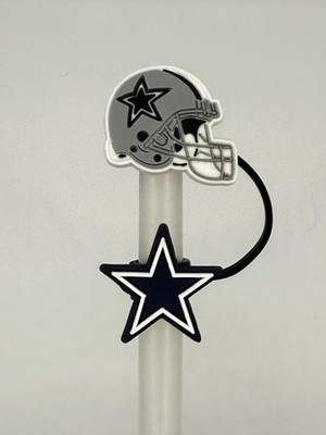Dallas Cowboys  Football Straw Covers Toppers Tumbler Stanley Cup Accessories