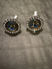 Shiny Rhinestones Around These Tree Of Life Exquisite Stud Earrings