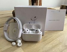 Apple AirPods Pro 2nd Gen White ANC Earbuds MagSafe Case Bluetooth