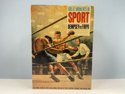 Vintage AURORA 1966 #861-198 GREAT MOMENTS IN SPORT  DEMPSEY vs. FIRPO Model Kit