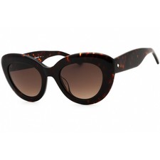 Kate Spade Women's Sunglasses Havana Plastic Cat Eye Full Rim CAPRI/G/S 0086 HA