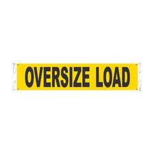 Ancra 49894-11 Display Banner 18 In. X 84 In., Vinyl Fabric, Wide/Oversize, Load