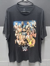 Vintage WWE Icons - Hulk Hogan The Undertaker Etc. 2014 Black Shirt - XL Rare 🔥