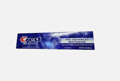 Crest 3D White Anticavaity Pro Advanced Whitening Toothpaste 5.2 oz BB 2028