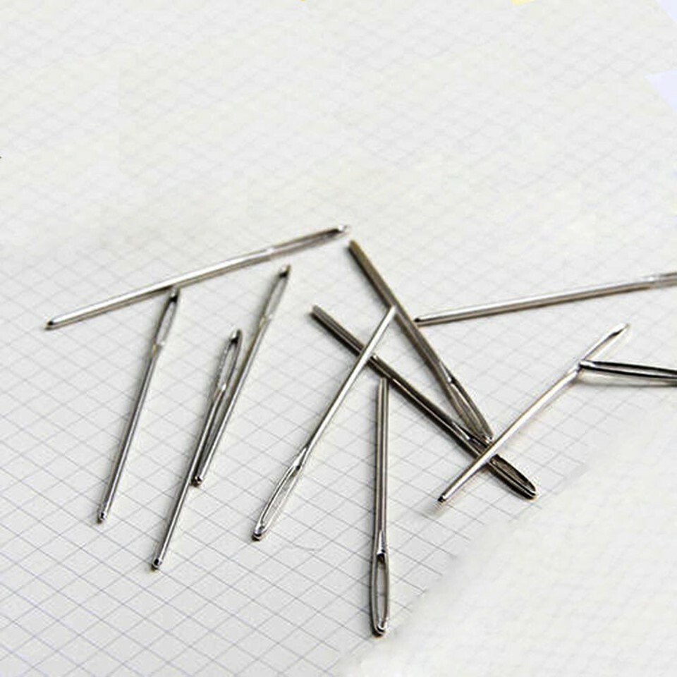 Large eye Blunt Needles Steel Yarn Knitting Needles Sewing Needles 3