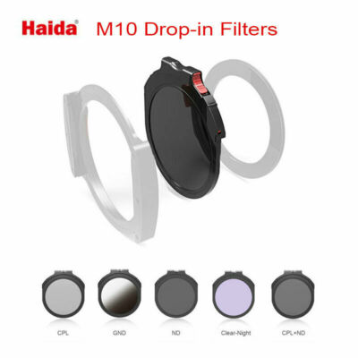 Haida M10 Drop-in Filters for M10 Filter Holder, CPL ND GND Clear-Night CPL+ND