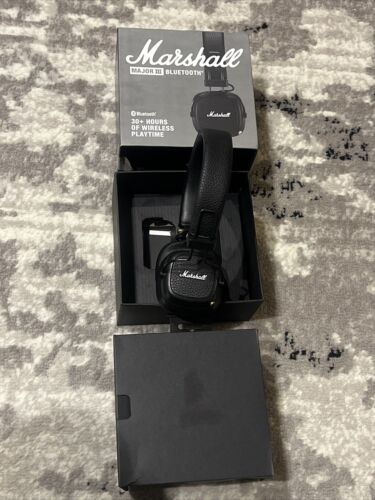 Auriculares intrauditivos inalámbricos Bluetooth Marshall Major III negros