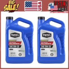 Super Tech High Mileage Full Synthetic SAE 0W-20 Motor Oil, 5 Quarts, 2 PACKS