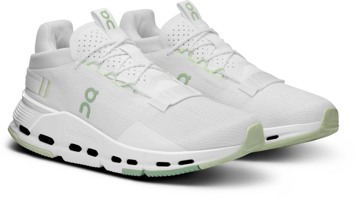 ON Running Brand Cloud Cloudnova 2 Undyed White/Green