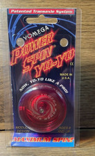 Yomega Vintage Power Spin Yo-Yo Collectible In Original Packaging Red