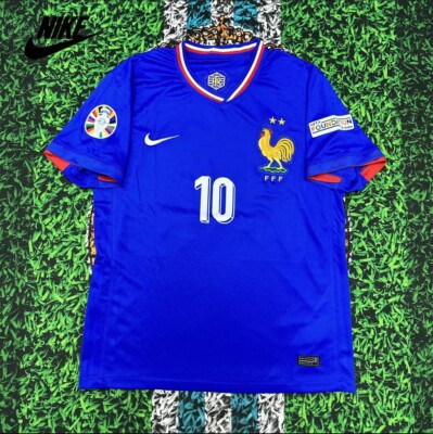 Nike France Euro 2024 Home Jersey Kylian Mbappe Player Fit XL