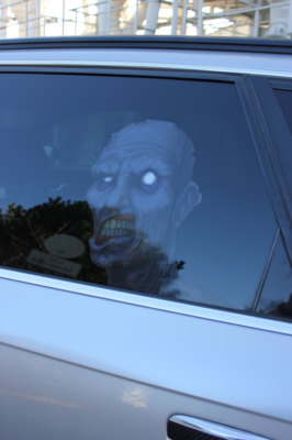 ZOMBIE MONSTER Auto Scheibe Sticker walking dead horror splatter Aufkleber DUB