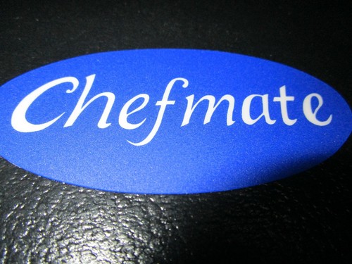 GLOBE CHEFMATE GRANDE LOGO DECALCOMANIA PRODUTTORE DI APPARECCHIATURE ORIGINALI# 83 - Foto 2 di 2