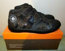 NEW NIB RONDINELLA LEATHER BOYS BOOTS SHOES 39 6 6.5 YOUTH MADE IN ITALY