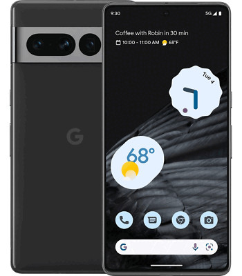 Google Pixel 7 Pro Obsidian 128GB Unlocked - New