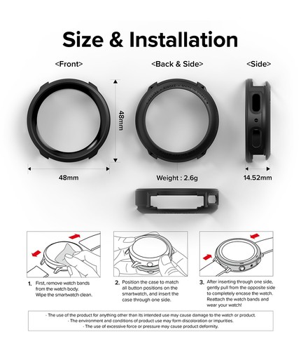 Ringke [Air Sports] Case for Galaxy Watch 5 Pro 45mm TPU Designed Cover - 第 12/22 張圖片