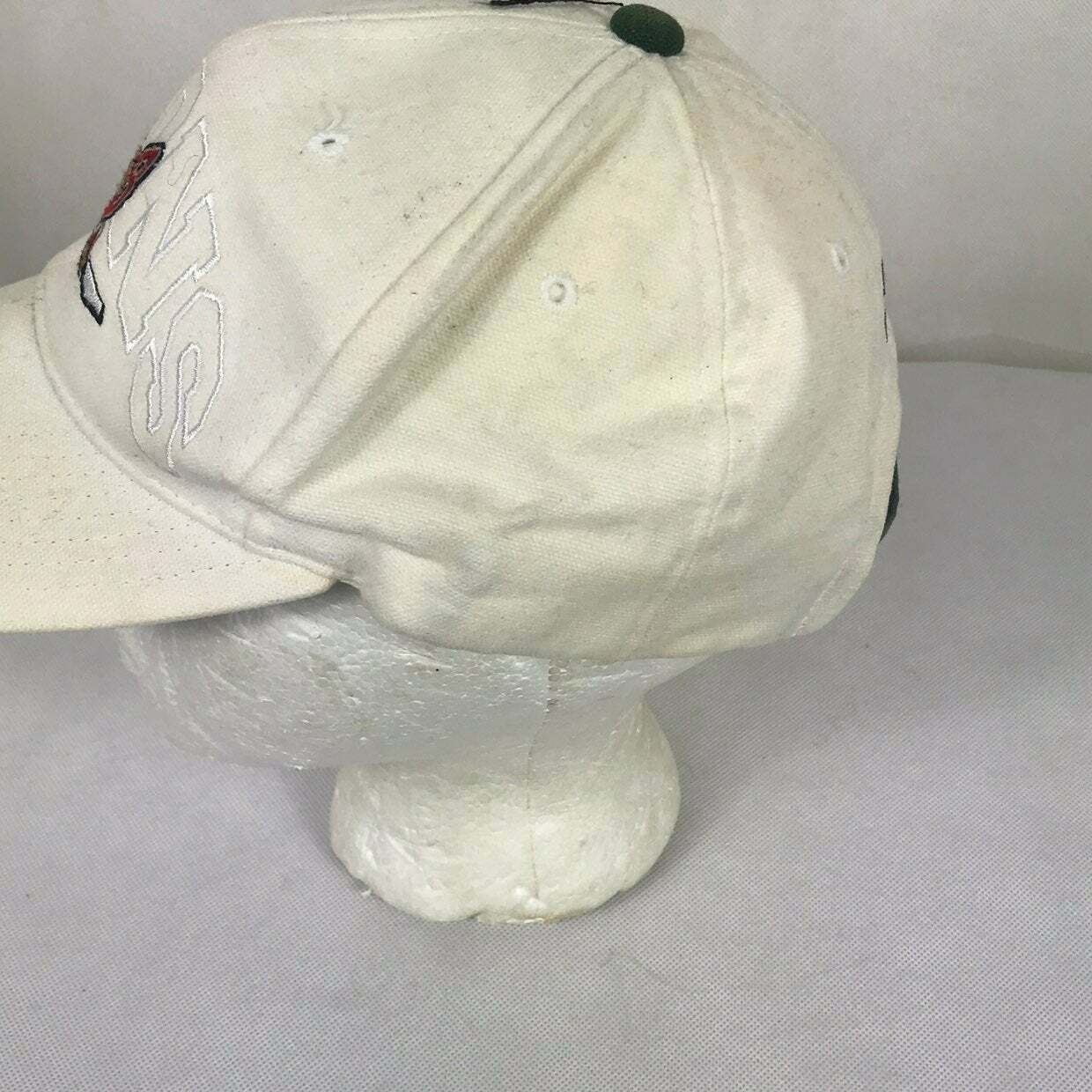 Starter Bisons White Baseball Adjustable Trucker … - image 3