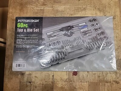 Pittsburgh 60 PC SAE & Metric Tap and Die Set for sale online | eBay