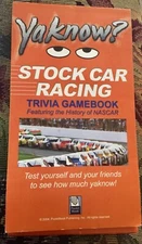 YaKnow? Stock Car Racing Trivia Game Book Featuring History of NASCAR Paperback