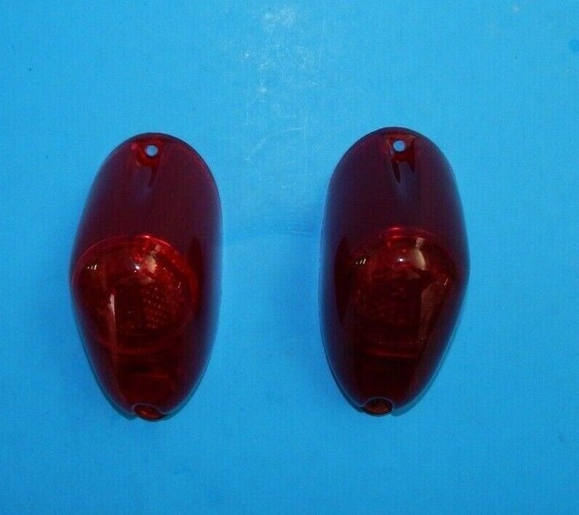 New Pair Rear Tail Light Lens Stop Lamp Austin Healey Bugeye Sprite