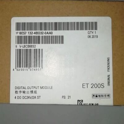 6ES7132-4BD32-0AA0 1PCS NEW SIEMENS 6ES7132-4BD32-0AA0 Electronics Module