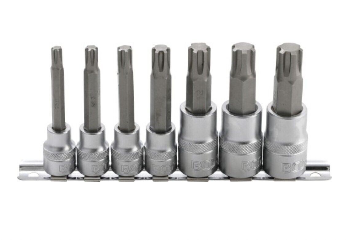 Set 7 Bussola Ugello Scanalato per Ribe M 6 - 14 Quadrato 10 - 12.5mm Su Rail