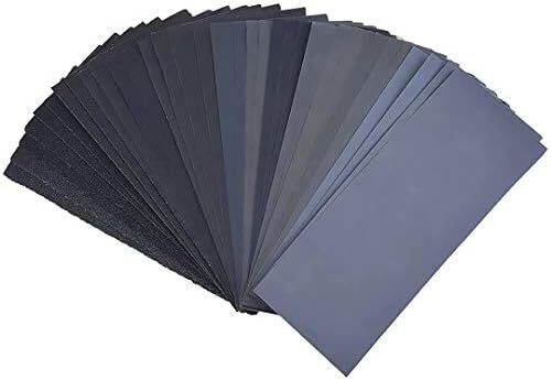 120 To 3000 Assorted Grit Sandpaper, 23 x 9 cm, 36-Sheet (36-Sheet sandpaper) - Picture 1 of 6