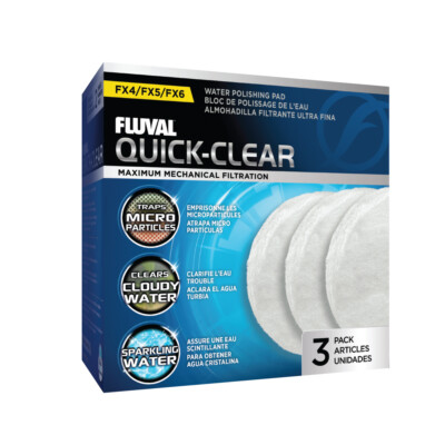 Fluval FX4/FX5/FX6 Quick-Clear - 3er Pack