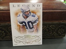 National Treasures Legend Parallel Base Card Seahawks Steve Largent  08/10  2013