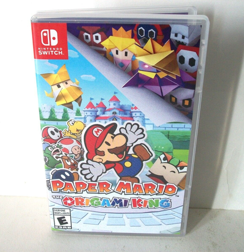 Paper Mario Origami King Case Only NO GAME Nintendo Switch Empty Replacement Box - Picture 1 of 6