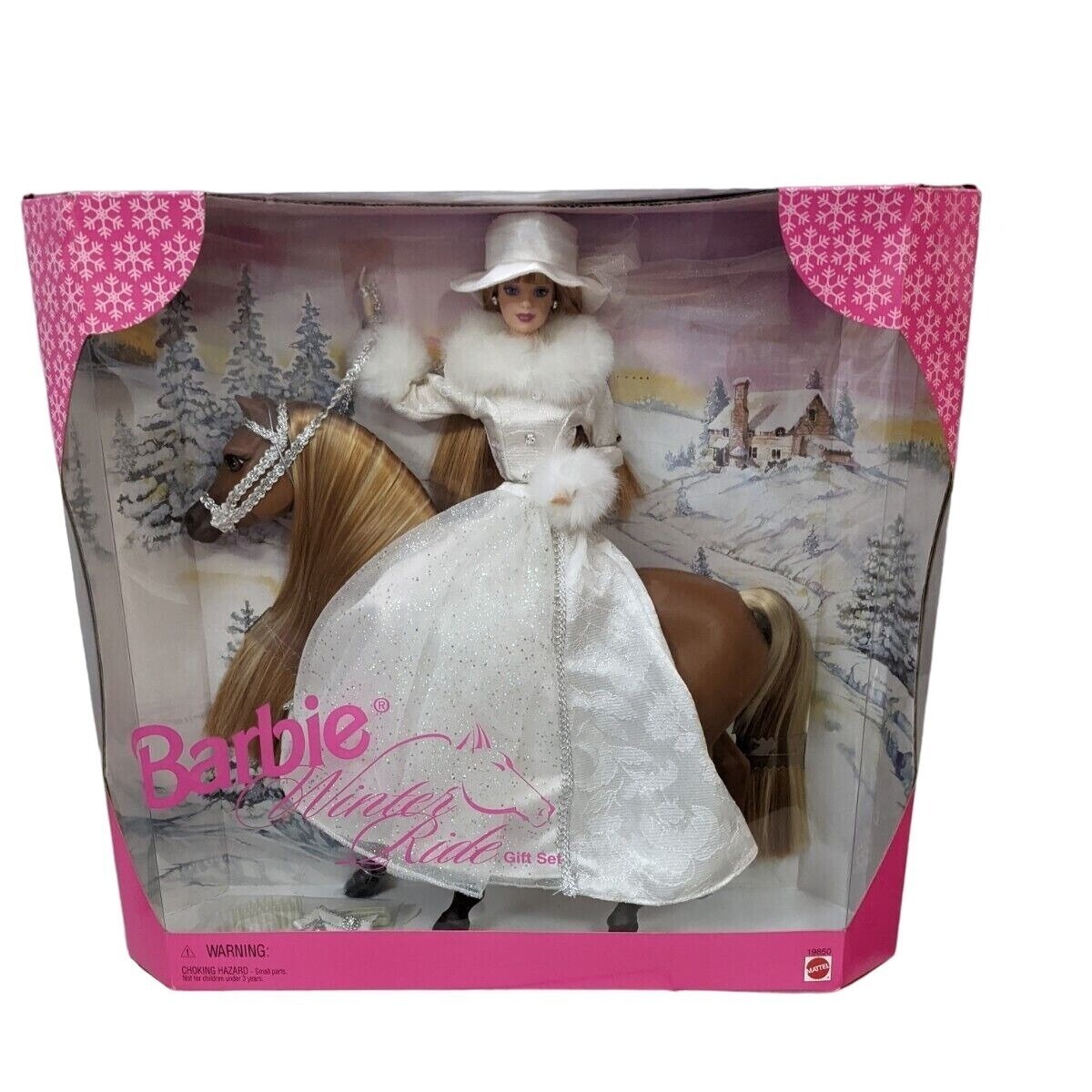 barbie winter ride gift set 1998