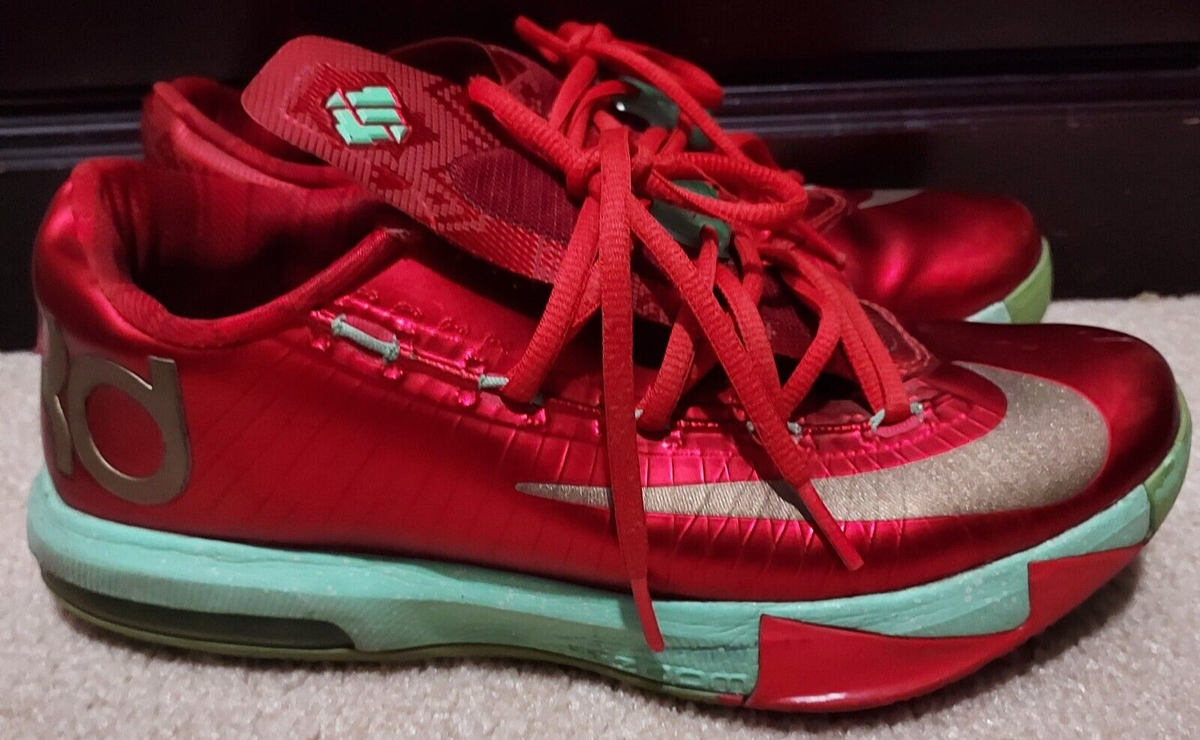 NOVEMBER KD　a2601 Nike KD 6 Christmas 2013 Size 8 Kevin Durant 599424-601 | eBay