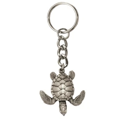 INNOVATIVE SCUBA Scuba Diving Diver Pewter Key Chain KeyChain Turtle GP7246