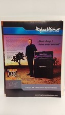 RUSH R30 PROMO ALEX LIFESON HUGES KETTNER AMPLIFIERS 2005 PRINT AD.   3
