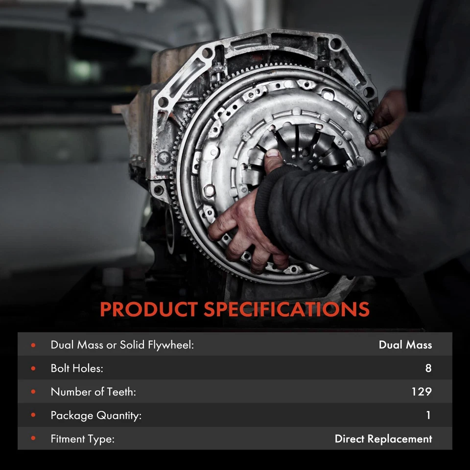 Volante automático de doble masa de 6 velocidades para VW Golf R GTI 2015-2017 Audi A3 S3 TT Foto 2 de 4