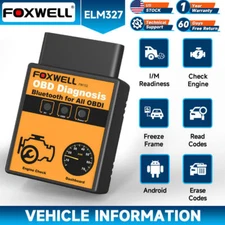 ELM327 Bluetooth OBD2 Automotive Diagnostic Scanner Car Code Reader Check Engine