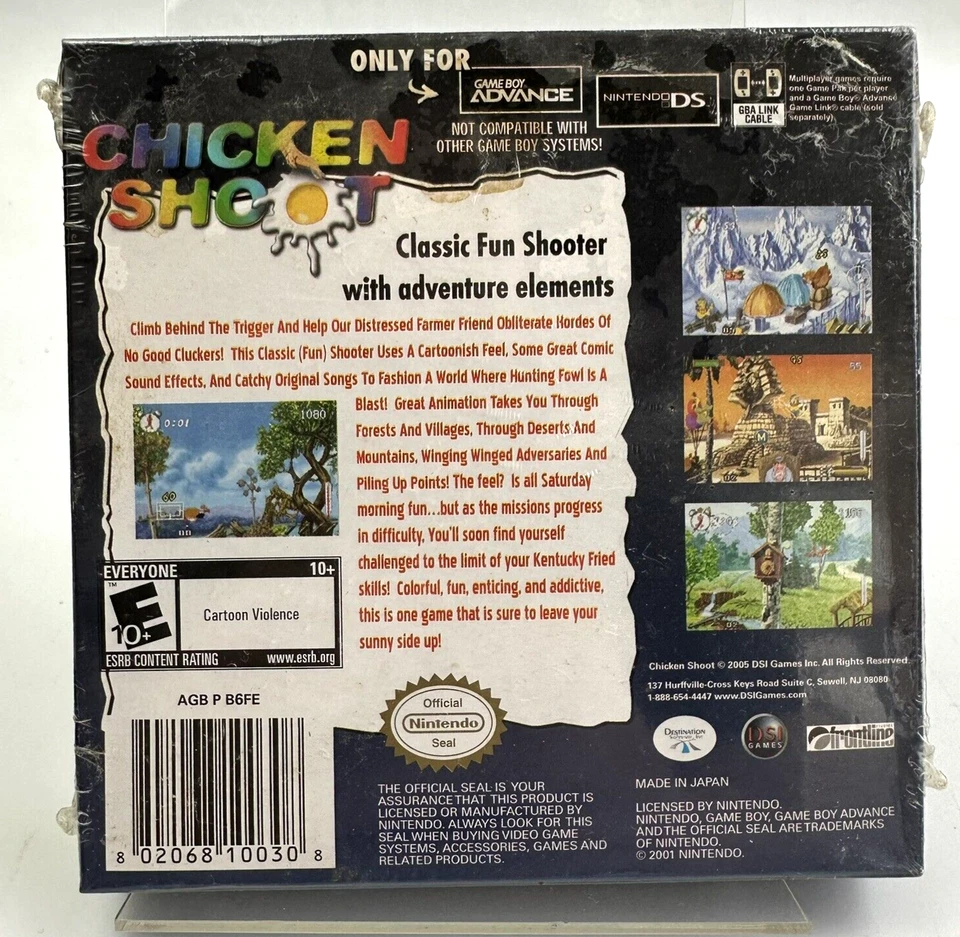 GBA Chicken Shoot, New And Factory Sealed - **Flaw** - Image 2 of 4