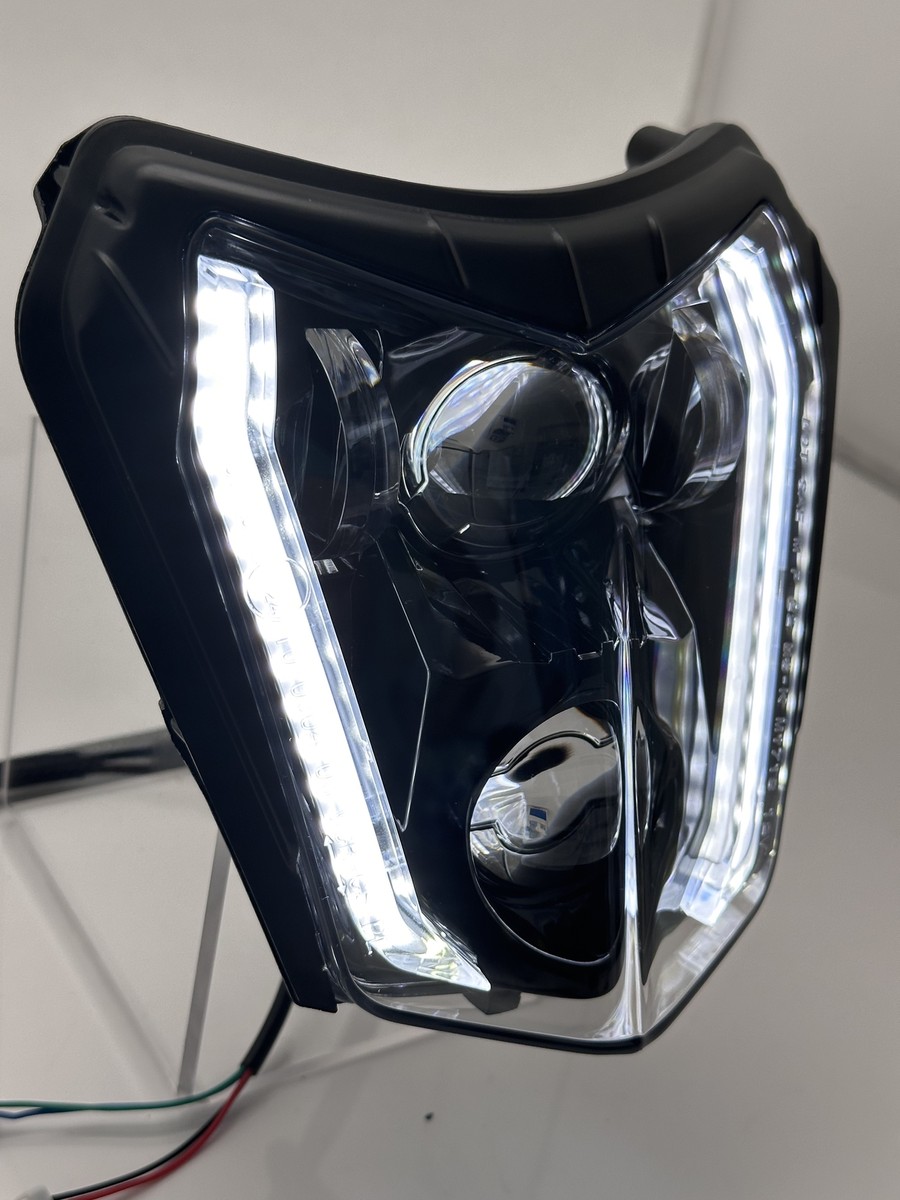 Dirt Bike LED Headlight DRL For KTM 2017-2021 EXC XCW 250 350 450 500 SMC-R 690