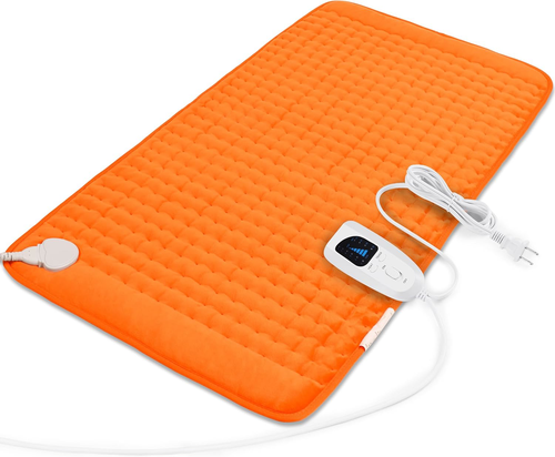 Electric Heating Pad for Back Neck Abdomen Moist Dry Heat Auto Shut Off 33x17