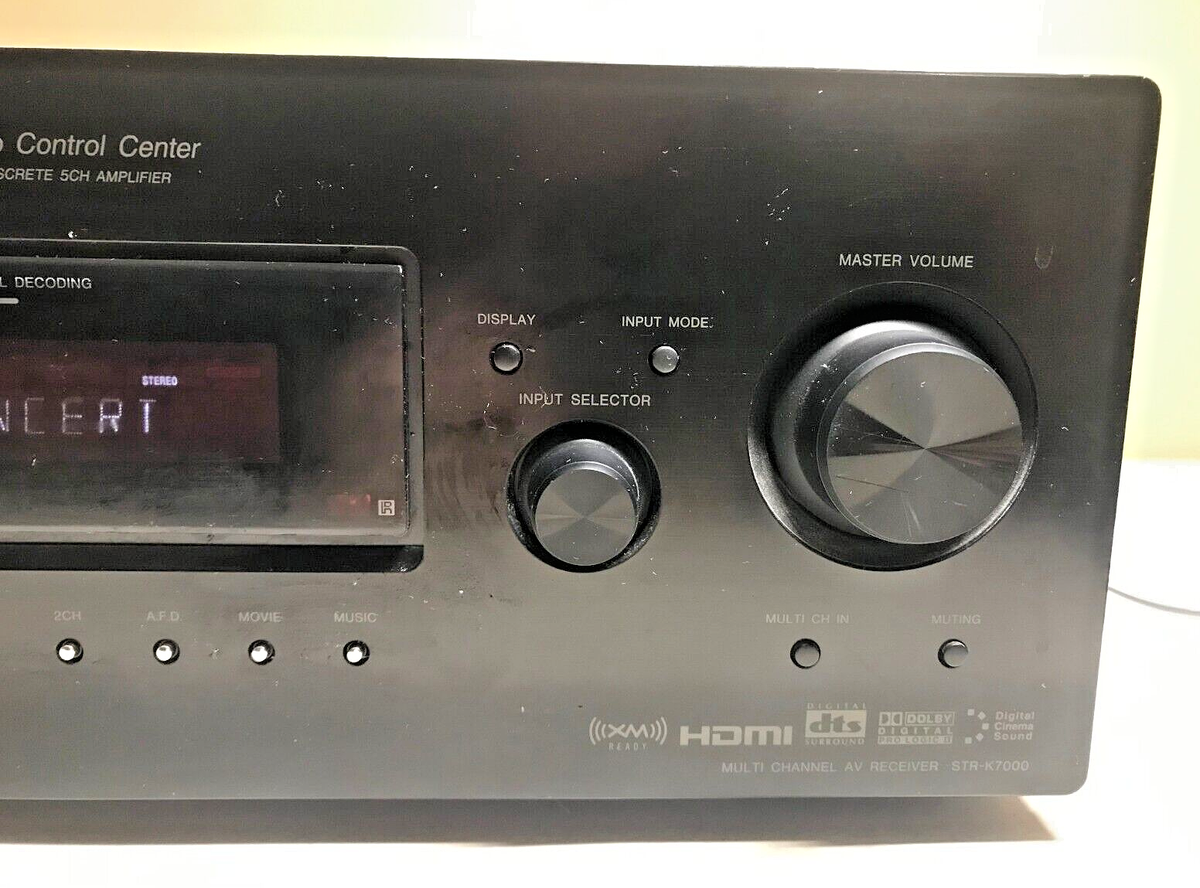 Sony STR-K7000 AV Receiver Digital Amplifier with SS-MSP7000