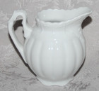 Haas & Cajzek Hand Made Fine Porcelain White Creamer/Small Pitcher Part of a Set — photo 1