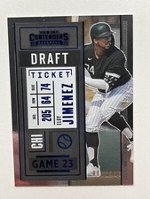 2020 Panini Contenders Draft Ticket Blue #98 Eloy Jimenez /149 Chicago White Sox