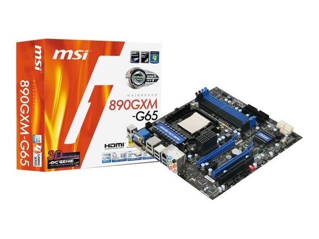 MSI 890GXM-G65 Micro ATX AM3 Motherboard - Thumbnail 2