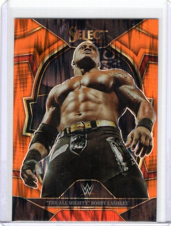 2023 Panini Select WWE - Orange Flash - All Mighty Bobby Lashley #96