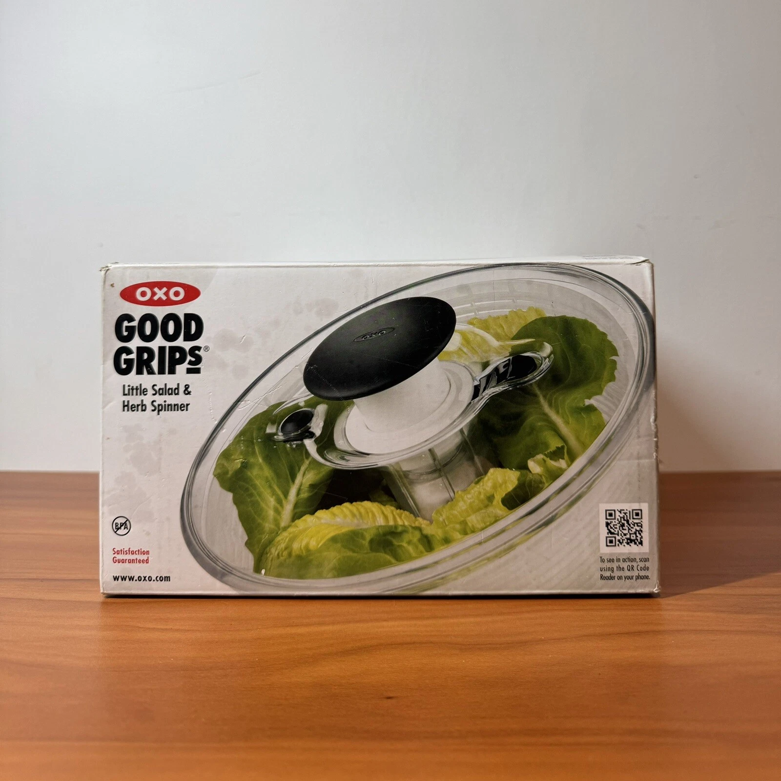 Good Grips 1045409 Salad and Herb Spinner, 2.44 qt Basket, 3.03 qt Bowl