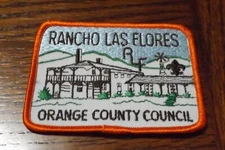 BOY SCOUT PATCH ORANGE COUNTY COUNCIL RANCHO LAS FLORES