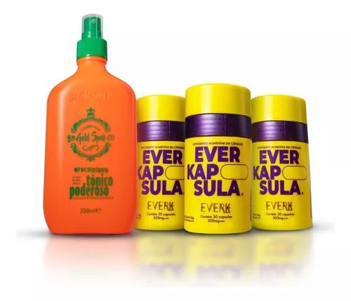 Tonico Poderoso Gold Spell + 3 Bottles of Everkapsulas / Treatment