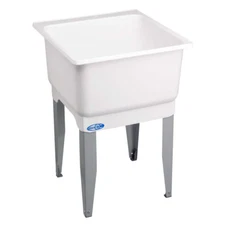 Laundry Tub Utility Sink 23 in. x 25 in. Utilatub Polypropylene Floor Mount NEW