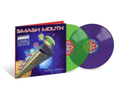 Smash Mouth ASTRO LOUNGE + 4 BONUS Neon Lime/Violet Indigo 2 LP