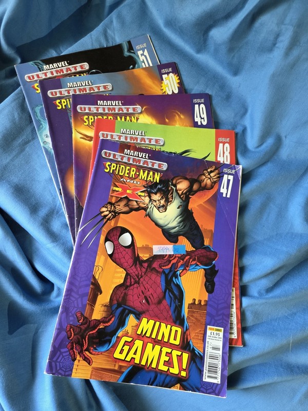 21 Ultimate Spider-Man And X-Men Comic Issues 47-51 & 59-75 (Missing 67) Job lot